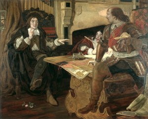 Cromwell, Protettore dei Valdesi da Ford Madox Brown
