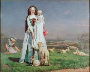 Bei agnellini carini da Ford Madox Brown