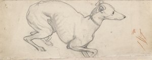 Studio di un levriero da Ford Madox Brown