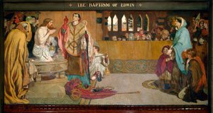 Il battesimo di Edwin da Ford Madox Brown