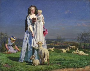I bei agnellini da Ford Madox Brown