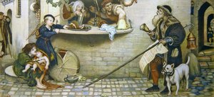 La proclamazione dei pesi e delle misure da Ford Madox Brown