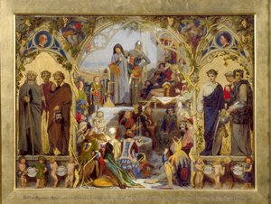 I semi e i frutti della poesia inglese, 1845-1853 da Ford Madox Brown