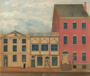 Il negozio e il magazzino di Duncan Phyfe, 168-172 Fulton Street, New York City da Formerly attributed to John Rubens Smith
