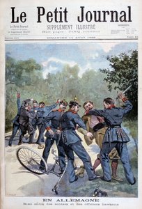 Rissa tra soldati tedeschi e ufficiali bavaresi, Germania, 1898 da Fortuné Méaulle