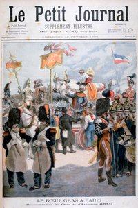 Celebrazioni del bue grasso a Parigi, 1896 da Fortuné Méaulle