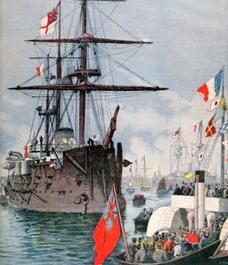 Flottiglia francese nel porto di Portsmouth, 1891