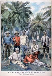 Insorti cubani durante la guerra ispano-americana, 1898 da Fortuné Méaulle