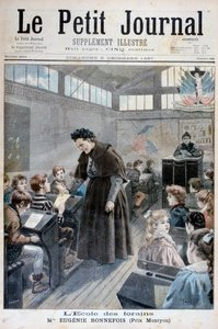 Mademoiselle Eugenie Bonnefois, fondatrice di una scuola per i figli dei lavoratori del luna park, 1897 da Fortuné Méaulle