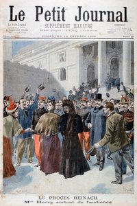 Il processo Reinach, 1899 da Fortuné Méaulle