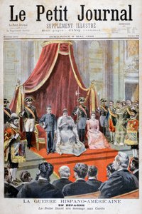 La Regina di Spagna che tiene un discorso, Guerra ispano-americana, 1898