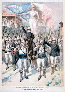 Vittoria!!, intervento francese in Madagascar, 1895 da Fortuné Méaulle