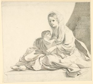 Donna con bambino da Fortunato Duranti