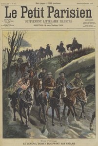 Il generale boero Christiaan de Wet sfugge alle forze britanniche nello Stato Libero di Orange da Fortune Louis Meaulle
