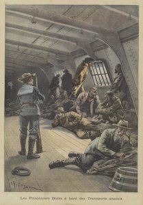 Prigionieri di guerra boeri a bordo di una nave britannica