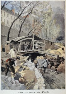 Cantiere a Parigi - in "Le petit journal" del 14/05/1899