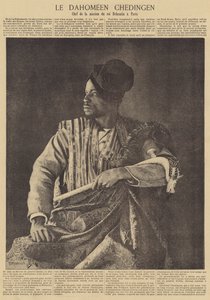 Chedingen, capo della missione del re del Dahomey Behanzin a Parigi