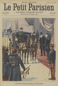 Leopoldo II, re dei belgi, al Palazzo dell