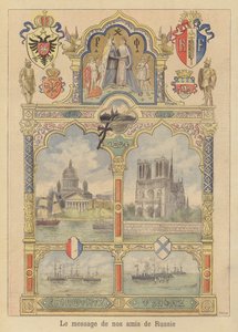 Messaggio di buona volontà dalla città di San Pietroburgo alla Francia