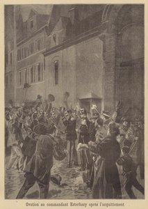 Ovation per il maggiore Esterhazy dopo la sua assoluzione da Fortune Louis Meaulle