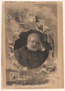 Ritratto di Victor Hugo da Fortune Louis Meaulle