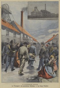Il disastro minerario di Aniche, Francia da Fortune Louis Meaulle