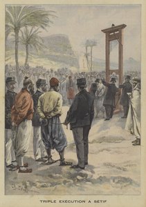 Triplice esecuzione a Setif, Algeria