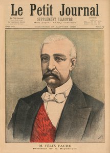 Felix Faure, Presidente della Repubblica Francese, illustrazione di copertina da 