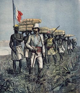 Il tenente Mizon (1853-99) nella sua missione di esplorazione del 1892 dell