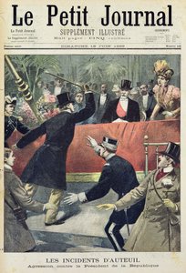 Gli incidenti di Auteuil, aggressione contro il presidente della Repubblica, prima pagina da 