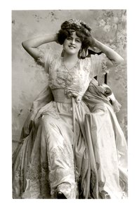 Marie Studholme 1875-1930, attrice inglese, anni 1900 da Foulsham and Banfield