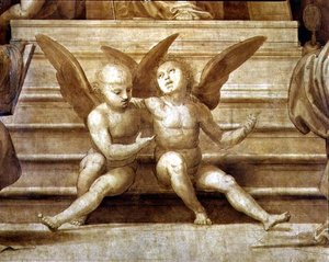 Il grande altare del consiglio (dettaglio) da Fra Bartolomeo