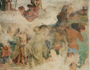 Il Giudizio Universale, dettaglio che raffigura i dannati da Fra Bartolomeo
