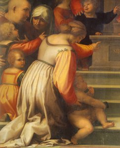 Nostra Signora della Misericordia di Bartolomeo della Porta noto come Fra Bartolomeo (1472-1517), (dettaglio) da Fra (1472 1517) Bartolomeo