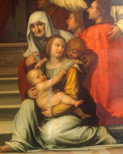 Nostra Signora della Misericordia di Bartolomeo della Porta noto come Fra Bartolomeo (1472-1517) (dettaglio) da Fra (1472 1517) Bartolomeo