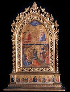 Annunciazione e adorazione dei Magi da Fra  Angelico
