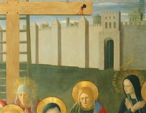 Inserto che raffigura il lutto di Cristo, pannello dall
