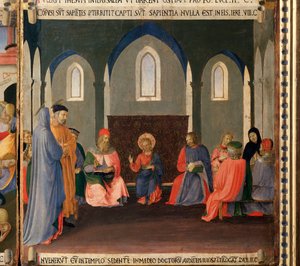 Gesù tra i dottori. Vita di Cristo, Armadio degli Argenti da Fra  Angelico