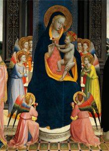 Madonna e Bambino in Trono con Santi (dettaglio) da Fra (c.1387 1455) Angelico