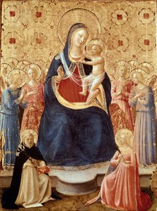 Madonna col Bambino e angeli, San Domenico e Santa Caterina d