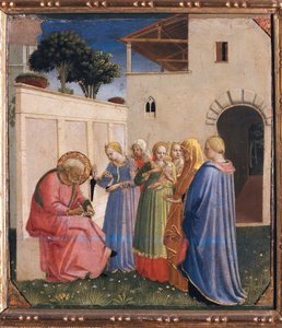 Nascita di San Giovanni Battista da Fra  Angelico