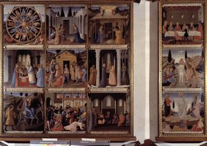 Scena della vita di Cristo da Fra  Angelico