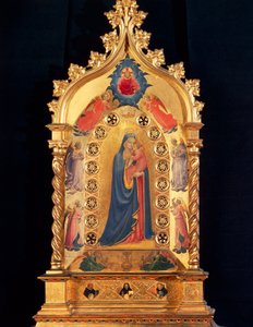 La Vergine ha la Reliquia Stella con la Vergine e il Bambino, San Pietro, San Domenico e San Tommaso d