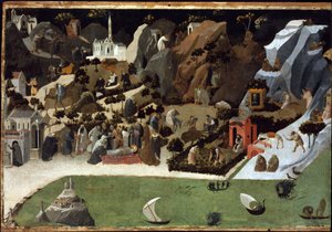 Tebaide - Scene della vita dei Padri del Deserto da Fra (c.1387 1455) Angelico