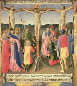 Cristo sulla croce tra i due ladroni (dettaglio) da Fra Angelico