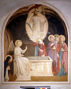 Il Cristo risorto e le sante donne al sepolcro da Fra Angelico