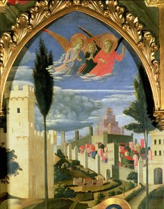 Pala di Santa Trinita (dettaglio degli angeli in lutto)