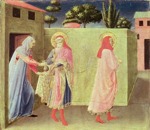 La guarigione di Palladia da parte dei SS. Cosma e Damiano, predella dall