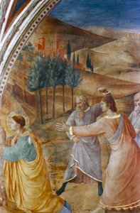 La Lapidazione di Santo Stefano, metà del XV secolo da Fra Angelico