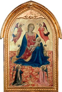 Vergine con Bambino e angeli, c1425 da Fra Angelico